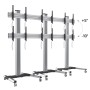 Supporto a Pavimento per 6 TV LCD/LED 22-55'' per Video Wall