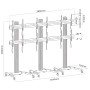 Supporto a Pavimento per 6 TV LCD/LED 22-55'' per Video Wall