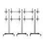 Supporto a Pavimento per 6 TV LCD/LED 22-55'' per Video Wall