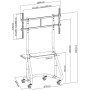 Supporto a pavimento per TV da 60'' a 105''