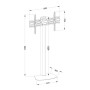 Supporto a Pavimento per TV LCD/LED/Plasma 32-55''