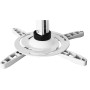 Supporto a Soffitto per Proiettori Estensione 500-770 mm Bianco