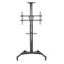 Supporto da Pavimento con Mensola TV/LED/LCD 37''-70'' Nero