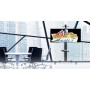 Supporto da Pavimento con Mensola TV/LED/LCD 37''-70'' Nero