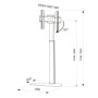 Supporto da Pavimento per TV da 32'' a 65''