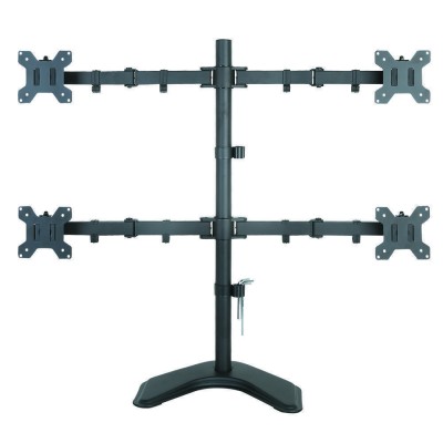 Supporto da Scrivania per 4 Monitor 13-27'' con base