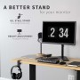 Supporto da scrivania per 1 Monitor LCD 13-27'' con base h.465mm