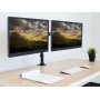 Supporto da Scrivania per 2 Monitor 13-27'' Affiancati con Morsetto