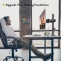 Supporto da Scrivania per 2 Monitor 13-27'' Affiancati con Morsetto