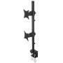 Supporto da Scrivania per 2 Monitor 13-27'' con Morsetto