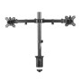 Supporto da Scrivania per 2 Monitor 13-32'' a Morsetto