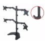 Supporto da Scrivania per 4 Monitor 13-27'' con base