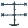 Supporto da Scrivania per 4 Monitor 13-27'' con base