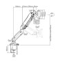 Supporto da Scrivania per Monitor 13-27'' con USB e audio