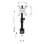 Supporto da Scrivania per Monitor 13-30'' Braccio Corto Inclinabile