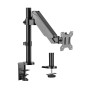 Supporto da Scrivania per Monitor 17-32'' con molla a gas nero