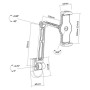 Supporto Estensibile per Tablet e i-Pad 4.7''-12.9'' da Muro o Sottopensile