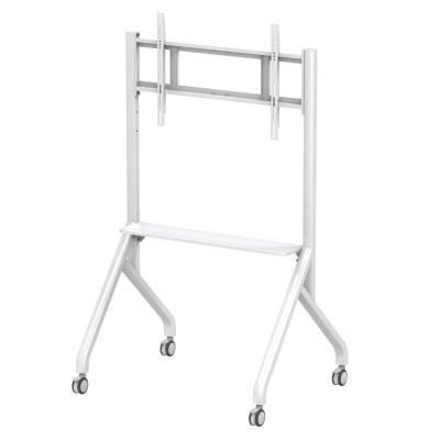 Supporto Mobile da Pavimento Multifunzione per TV LCD/LED/Plasma 65-100'' Bianco