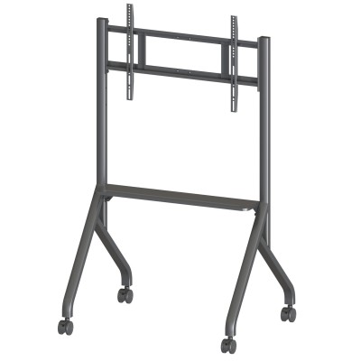 Supporto Mobile da Pavimento Multifunzione per TV LCD/LED/Plasma 65-100'' Nero