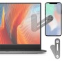 Supporto per Smartphone a Clip Magnetica Laterale per Notebook Laptop