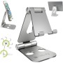 Supporto Regolabile e Pieghevole Porta Smartphone Tablet da Scrivania