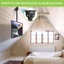 Supporto Telescopico a Soffitto fino a 1,6m per TV LED LCD 23-42''