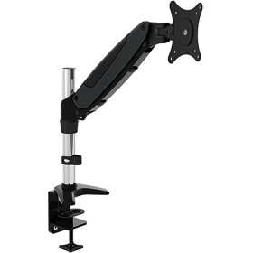 Supporto Tubolare a Gas da Scrivania per Monitor 15-27'' 360mm Nero