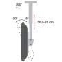 Supporto Telescopico Universale a Soffitto per 2 TV LED LCD 32-55''