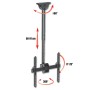 Supporto Telescopico Universale a Soffitto per TV LED LCD 32-55''