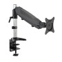 Supporto Tubolare a Gas da Scrivania per Monitor 15-27'' 360mm Nero