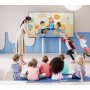 Supporto TV Motorizzato da Parete con Altezza Regolabile per TV da 55'' a 100'' e Telecomando