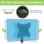 Supporto Universale da Tavolo per TV LED/LCD 23-43'' Nero