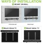 Supporto Universale per Soundbar da Muro o Staffa Max VESA 600x400