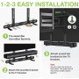 Supporto Universale per Soundbar da Muro o Staffa Max VESA 600x400