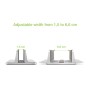 Supporto Verticale per Notebook in Alluminio