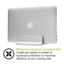 Supporto Verticale per Notebook in Alluminio