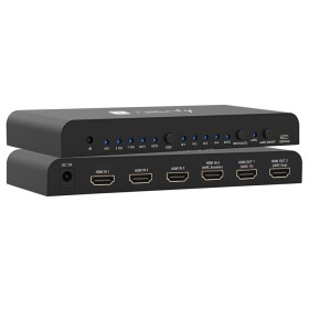 Switch HDMI 2.0 4x1 4K@60Hz con Splitter Audio eARC/ARC per Soundbar