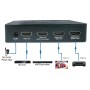 Switch HDMI 2.0 2x1 4K@60Hz con Splitter Audio eARC/ARC per Soundbar