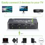 Switch HDMI 2.0b 3in 1out 4K HDR HDCP2.2 con Telecomando