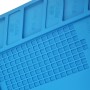 Tappeto da Saldatura e Riparazione Antistatico Antiscivolo Magnetico 45 x 30 cm in Silicone Blu