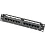 Pannello Patch 12 Porte, 10'', 1U, CAT5E UTP
