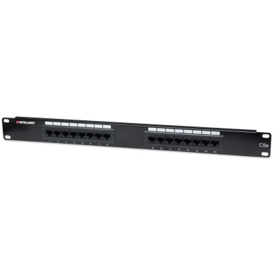 Pannello Patch UTP 16 posti RJ45 cat. 5E