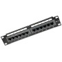 Pannello Patch per Rack 10'' 12 Porte UTP Cat.6 1HE