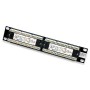Pannello Patch per Rack 10'' 12 Porte UTP Cat.6 1HE
