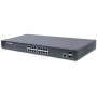 Switch 16 Porte Gigabit Ethernet PoE+ Web Managed con 2 Porte SFP