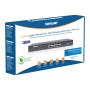 Switch 16 Porte Gigabit Ethernet PoE+ Web Managed con 2 Porte SFP