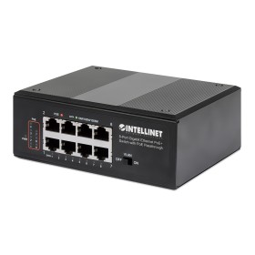 Switch Ethernet Gigabit 8 porte PoE+ con PoE Passante