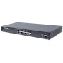 Switch Gigabit Ethernet 16 Porte PoE+ Web-Managed con 2 porte SFP
