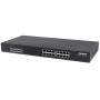 Switch Gigabit 16 Porte Ethernet PoE+ Nero
