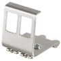 Adattatore per Moduli Keystone 2xRJ45 per guida DIN